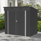 Clearance Storage Shed, Enyopro 6'x4' Outdoor Storage Sheds, Metal Storage House with Lockable Door, Storage Garden Tool shed for Lawnmower, Bike