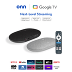 onn 4K Pro Streaming Device, Google TV with Gemini (NEW 2026 Model) - Ultra-fast Streaming, Stunning 4K UHD, 32GB Storage, 3GB RAM, Dolby Vision &
