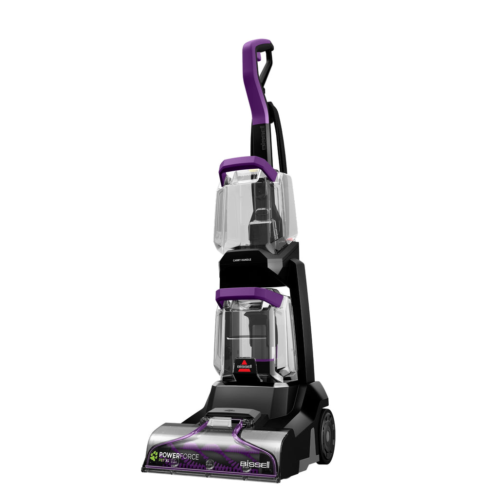 BISSELL PowerForce Pet XL Upright Deep Cleaner, for Carpet and Upholstery, 10" Clean Path, Above Floor Cleaning, Large Clean Tank, Lightweight, 3748