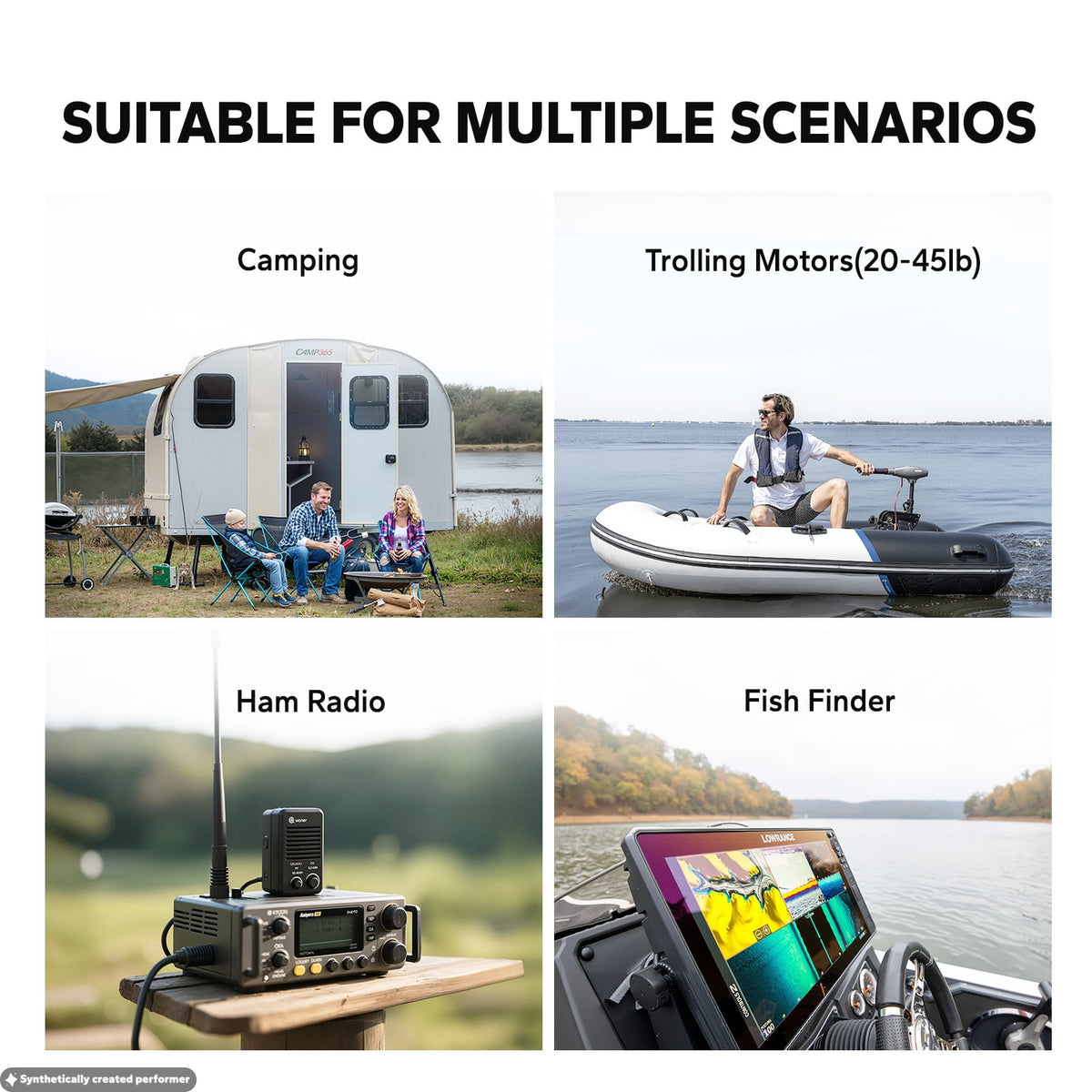 LiTime 12V 50Ah LiFePO4 Lithium Ion Battery, 4000+ Cycles, Lighter LiFePO4 Battery for Camping Trolling Motor Solar