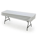 Lifetime Commercial Nesting Folding Tables, 4-Pack, 8 ft White - 80344