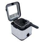 1000W 2.5L Deep Fryer With Basket, View Window And Oil Dripping Hook