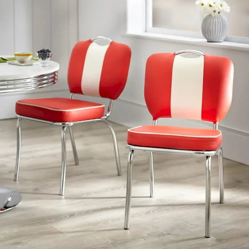 Simple Living 5-Piece Retro Dining Set With Laminated MDF Table Top - Raleigh
