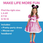 Disguise Toddler Girls' Pink Minnie Mouse Costume - Size 3T-4T
