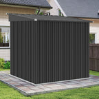 Clearance Storage Shed, Enyopro 6'x4' Outdoor Storage Sheds, Metal Storage House with Lockable Door, Storage Garden Tool shed for Lawnmower, Bike
