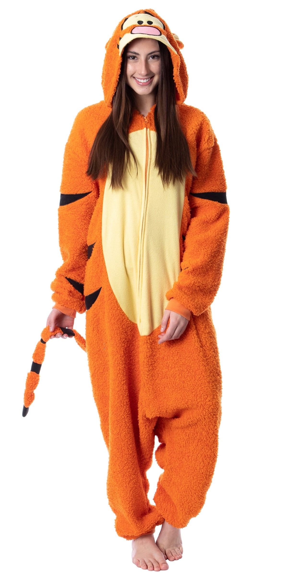Disney Lilo & Stitch Adult Stitch Kigurumi Cosplay Costume Sherpa Union Suit Pajama Outfit