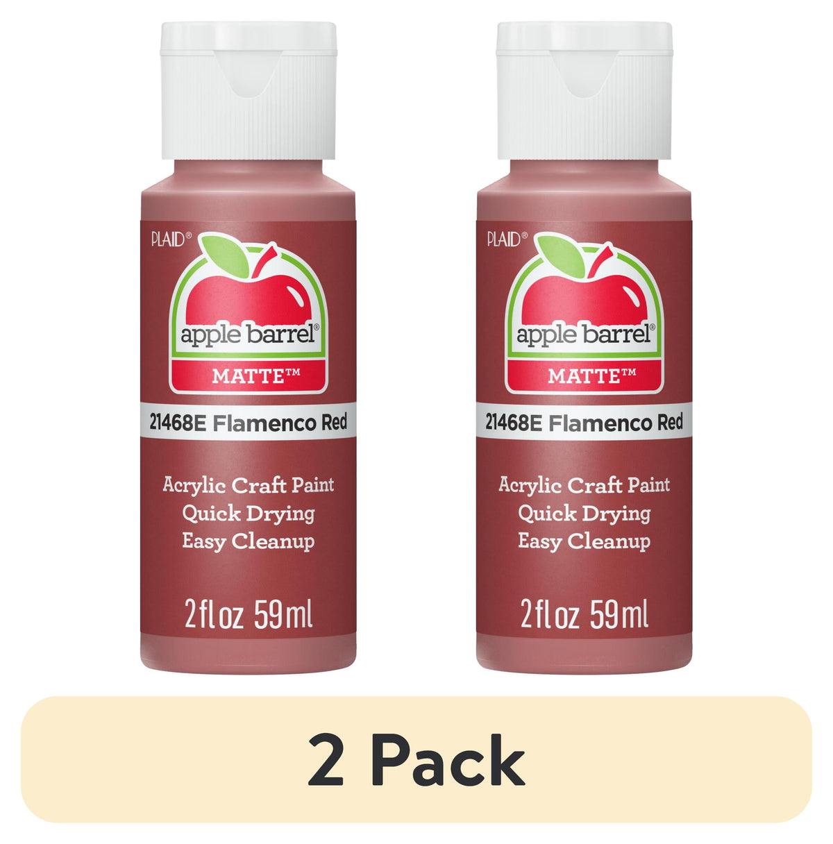 Apple Barrel Acrylic Craft Paint, Matte Finish, 2 fl oz