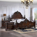 Furniture of America Eugene Traditional Dark Cherry Panel Bedroom Set, 3-Piece