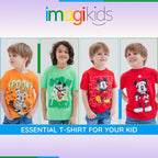 Disney Mickey Mouse Little Boys' Short Sleeve Graphic T-Shirt Mummy Orange