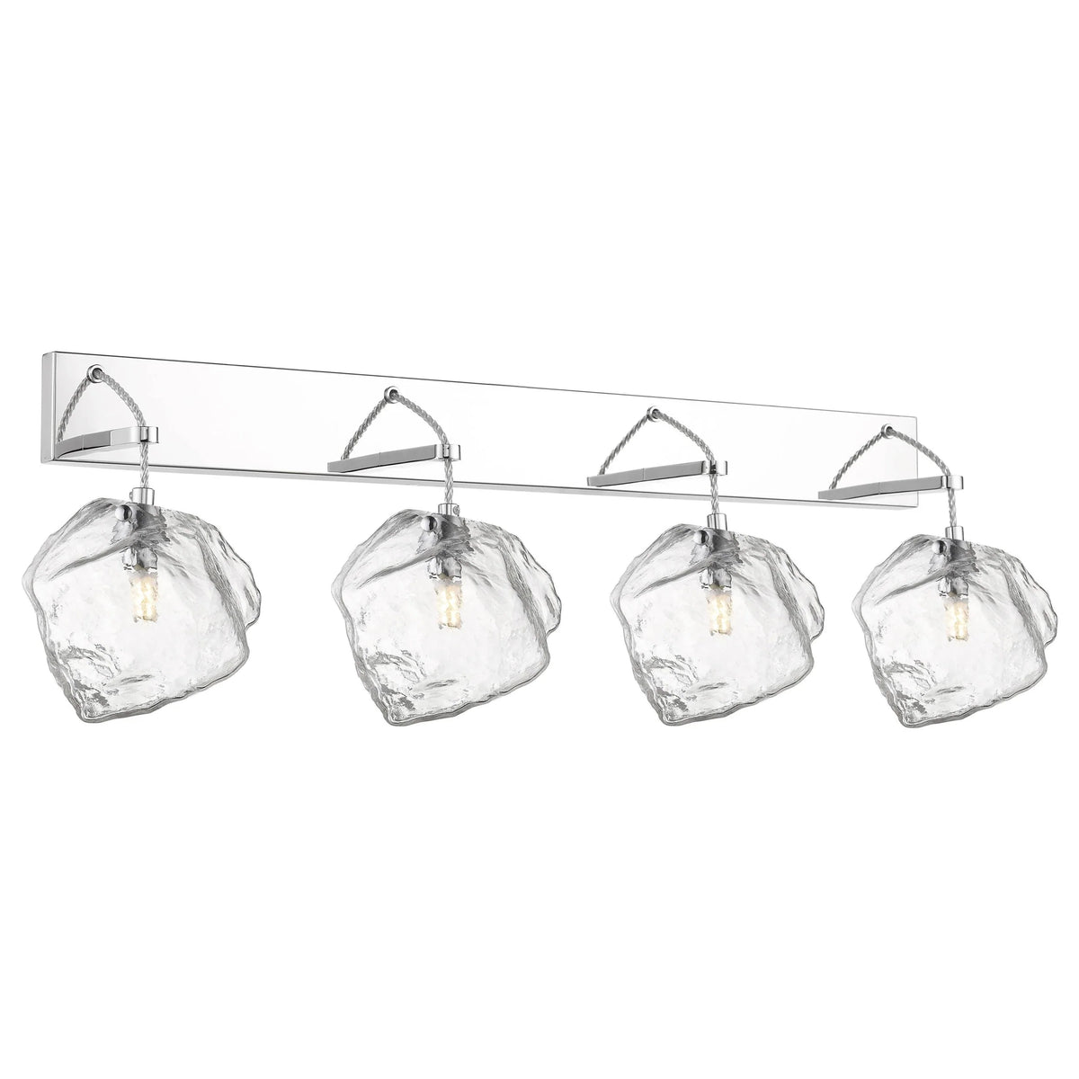 Access 4 Light Wall Vanity Light, Mirrored - 63131LED'sP-MSS/CLR
