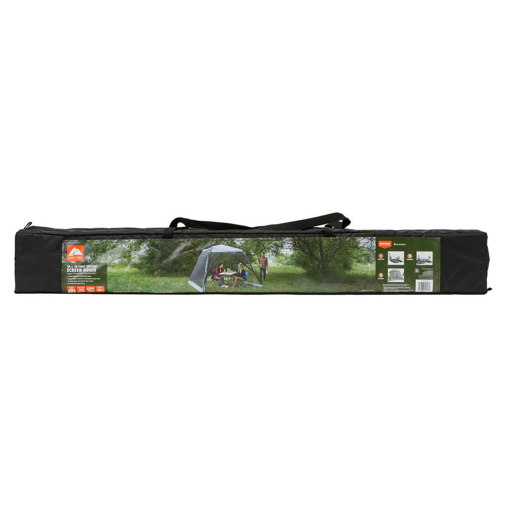 Ozark Trail Instant Screen House, 10 ft x 10 ft, 100 sq ft