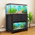 Moasis Aquarium Stand Cabinet For 40-50 Gallon Fish Tanks With Built-In Power Outlets