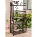 Mandalay 5-Tier Iron Baker's Rack - 67 Inches High x 31 Inches Wide x 16 Inches Deep