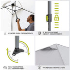 Core 13 x 13 Center Push Instant Canopy