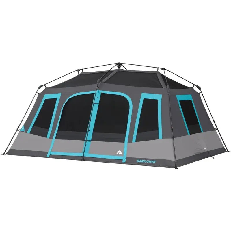 Ozark Trail Dark Rest Instant Cabin Tent, 10-Person, Gray, 14 ft x 10 ft - WMT-141078D