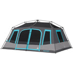 Ozark Trail Dark Rest Instant Cabin Tent, 10-Person, Gray, 14 ft x 10 ft - WMT-141078D