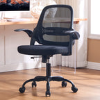 TMV Ergonomic Mesh Office Chair - High Back Gaming Desk Chair, Computer Chair with Lumbar Support & Wheels, Modern Vanity Chair for Home Office