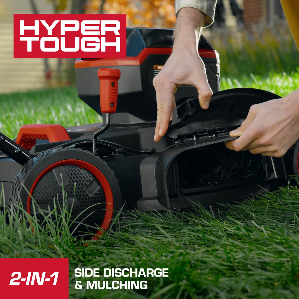 Hyper Tough 2X20V 18-inch Side-Discharge Lawn Mower