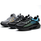 Unisex Steel Toe Shoes Closure System Laceless