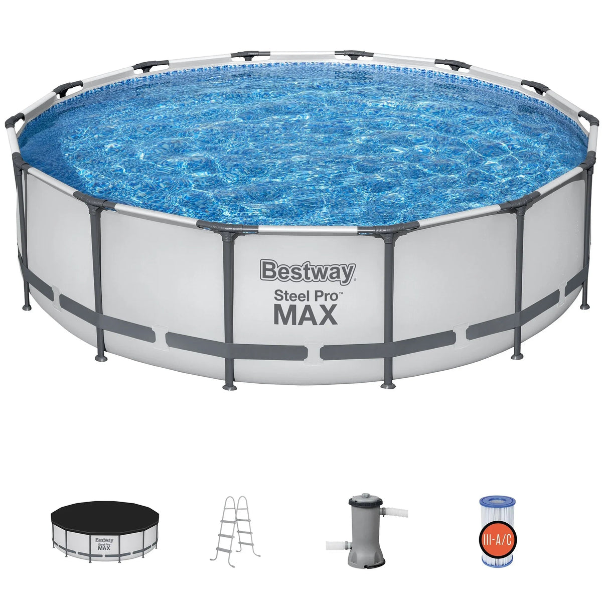 Bestway Steel Pro MAX Above Ground Pool Set, 10' x 30 in