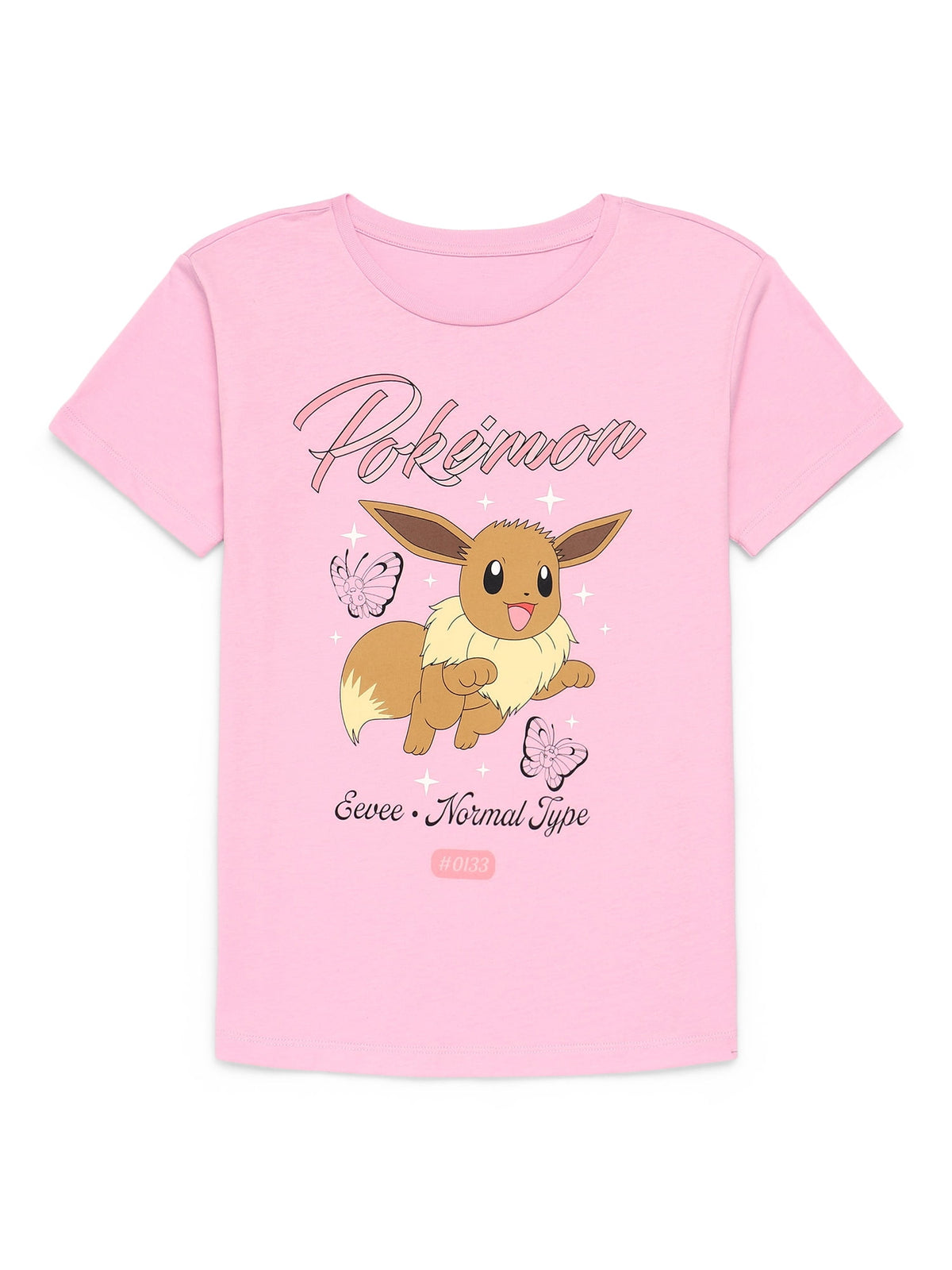 Hello Kitty Animal Print Girls Short Sleeve Graphic T-Shirt, Sizes 4-16