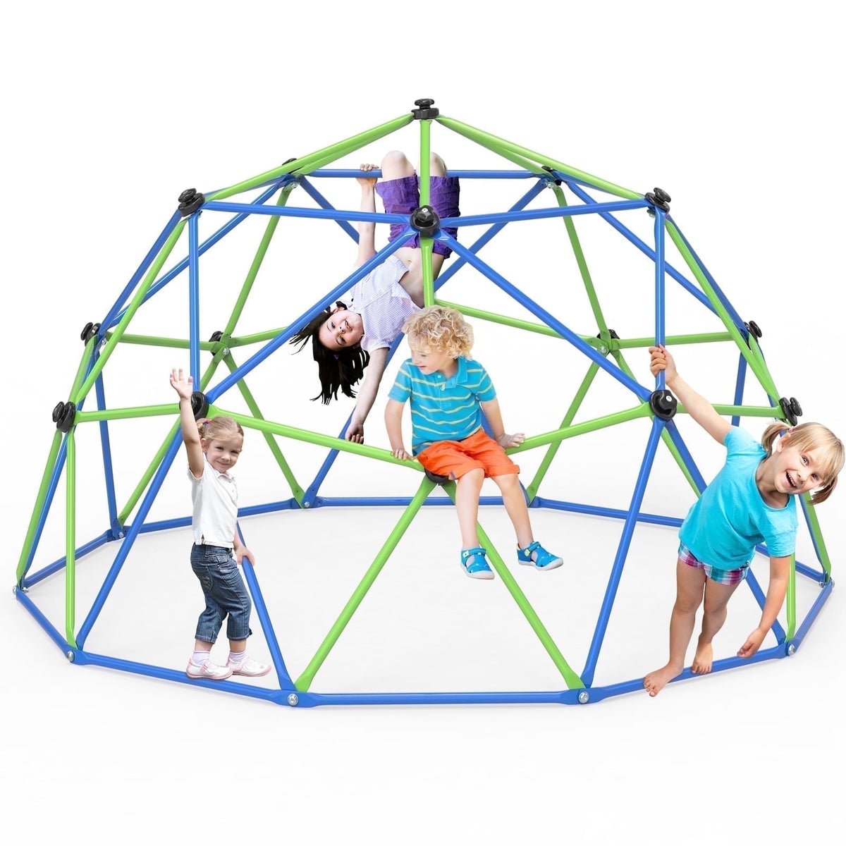 WOSTOO 10FT Climbing Dome,Kids Dome Climber Jungle Gym Outdoor Toddler Play Set for Kids 3-10 Year Outdoor Play , Supports up to 880lbs