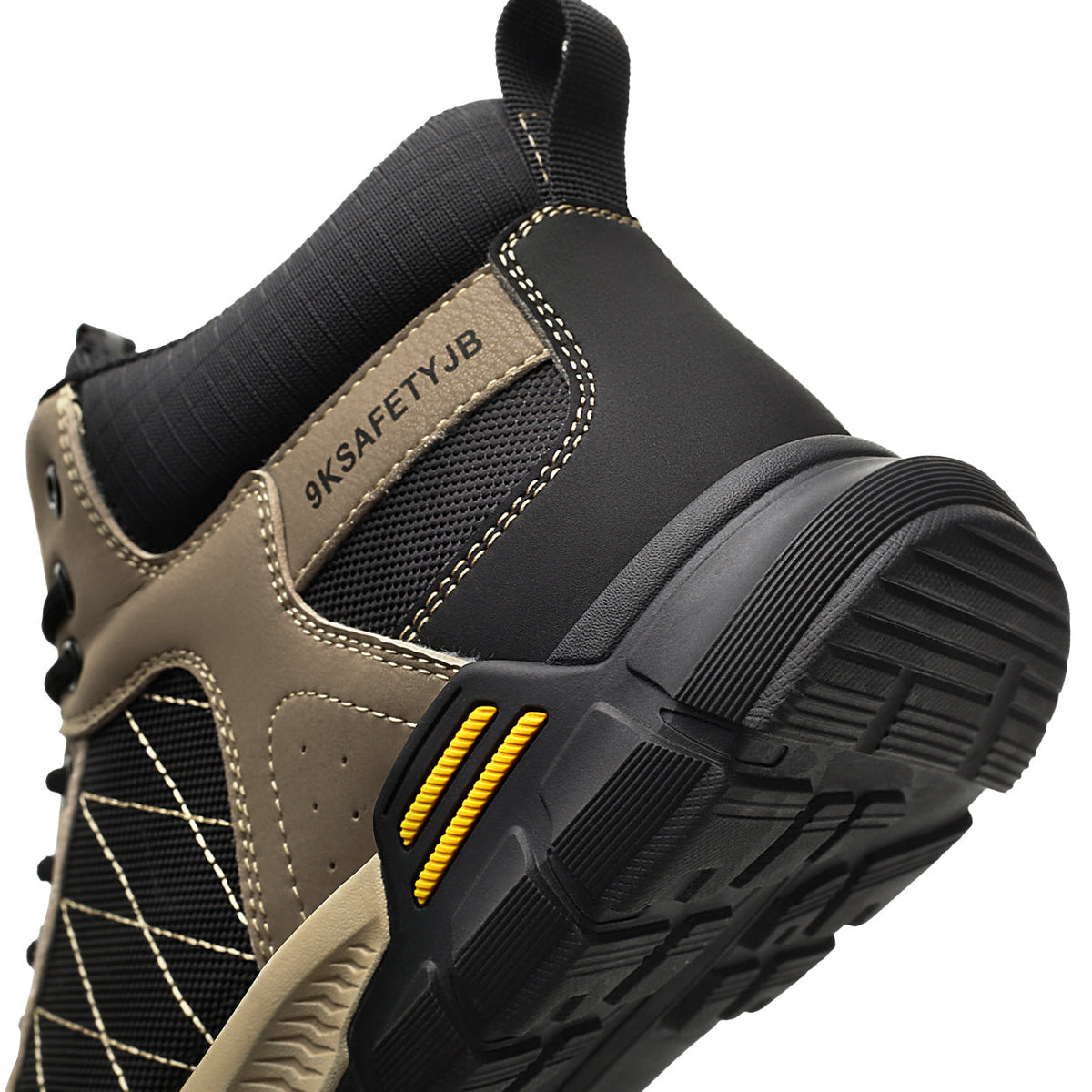 Contrast Color Mid Rise Steel Toe Safety Shoes