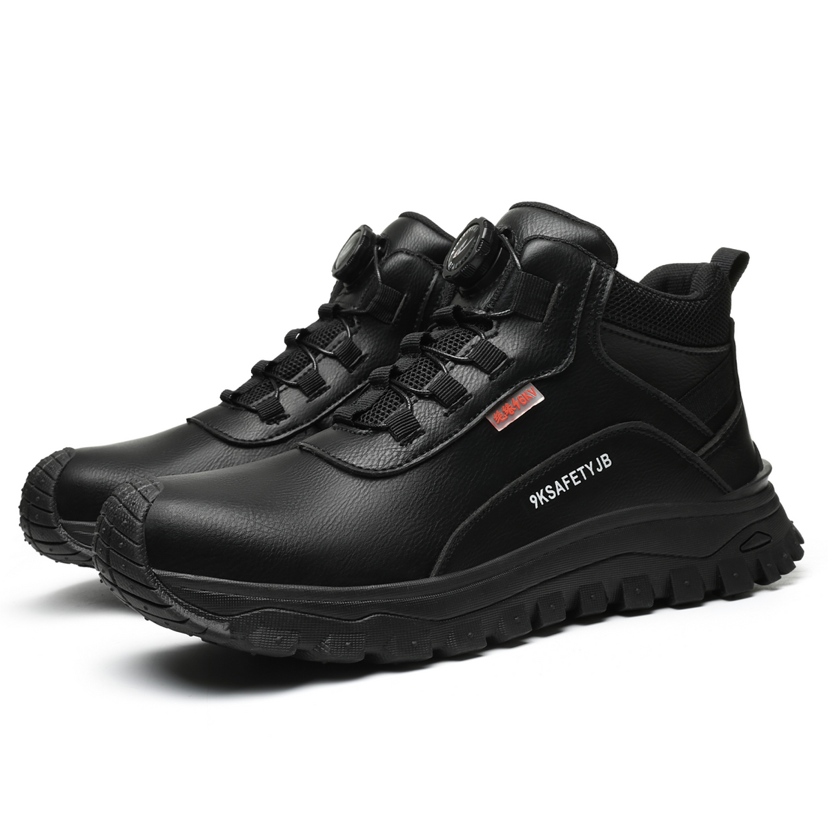 Waterproof & Insulated Steel Toe Shoes with Knob Lacing System