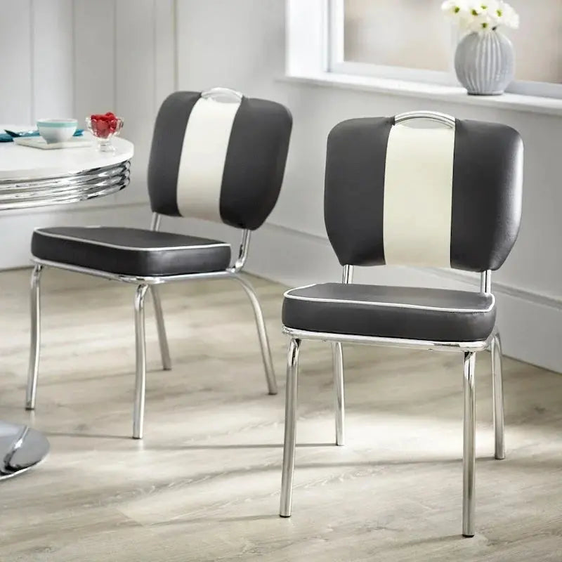 Simple Living 5-Piece Retro Dining Set With Laminated MDF Table Top - Raleigh