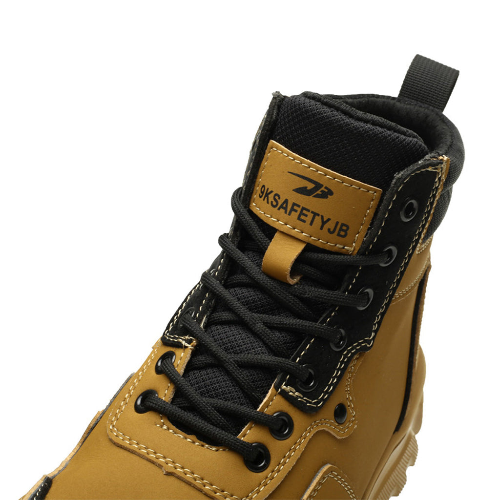 Classic Work Boots & Moccasin Stitching Steel Toe Boots