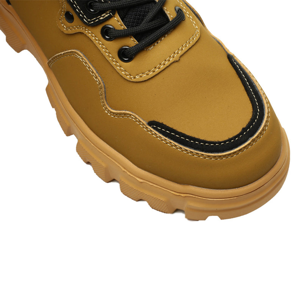 Classic Work Boots & Moccasin Stitching Steel Toe Boots