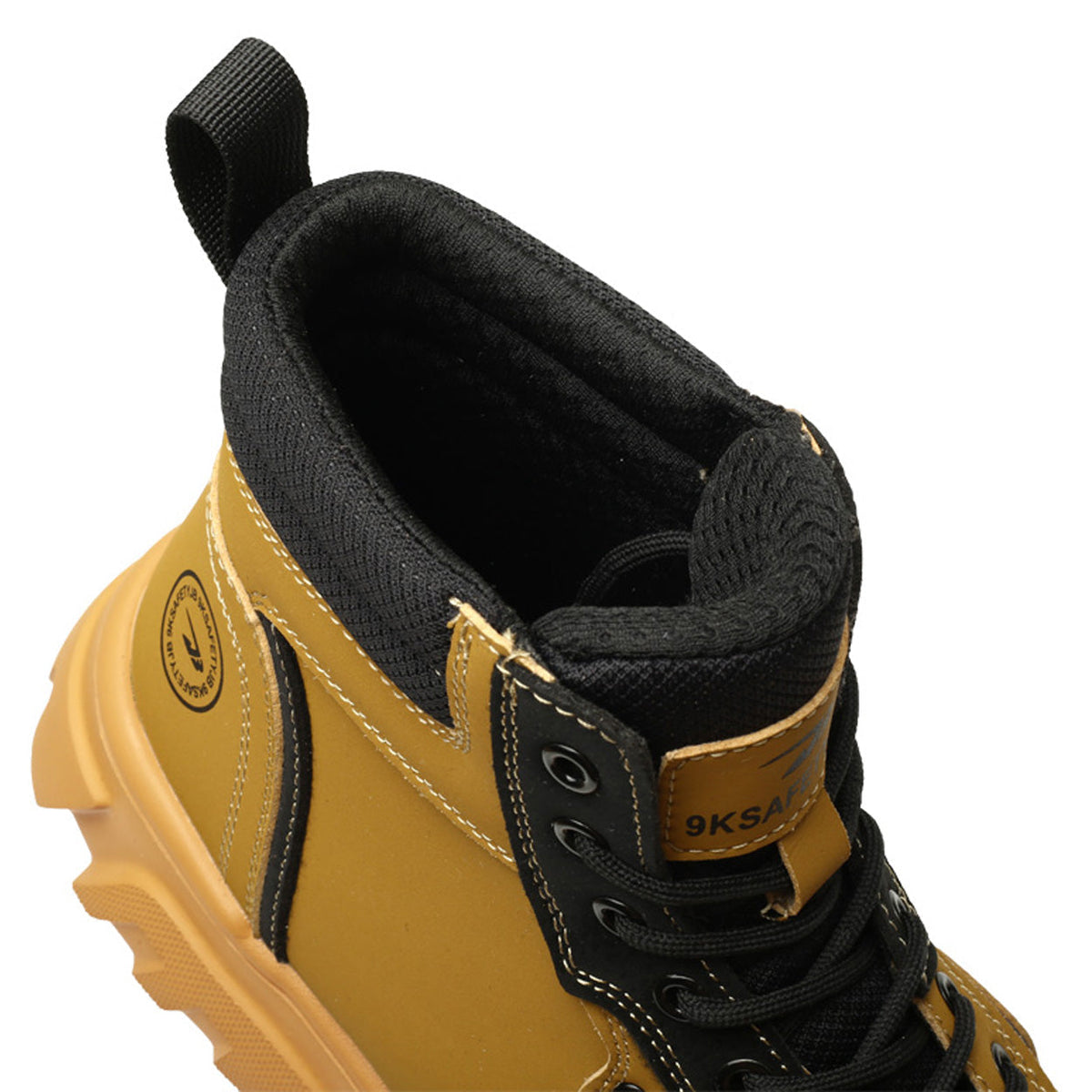 Classic Work Boots & Moccasin Stitching Steel Toe Boots