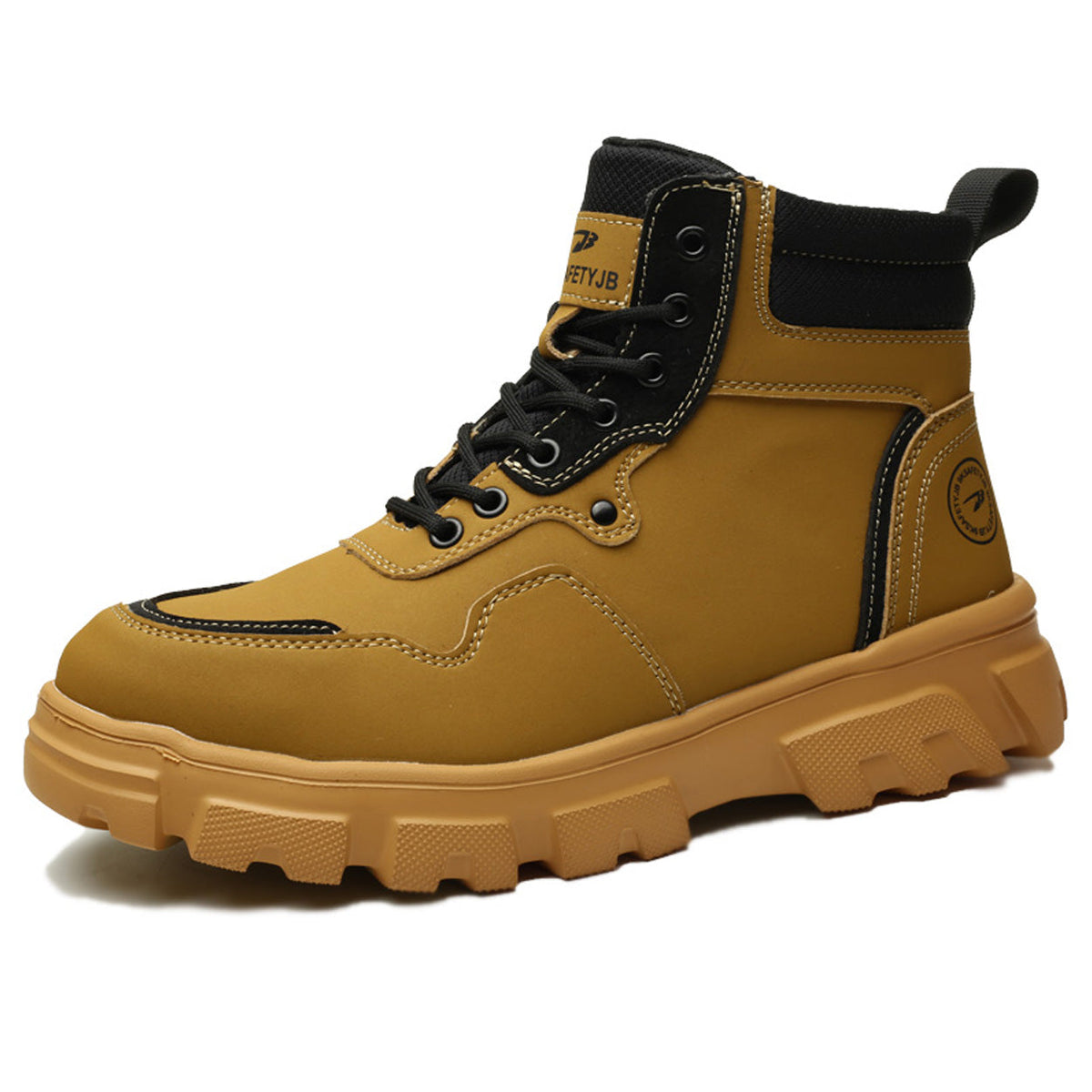 Classic Work Boots & Moccasin Stitching Steel Toe Boots