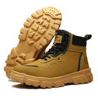 Classic Work Boots & Moccasin Stitching Steel Toe Boots