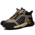 Contrast Color Mid Rise Steel Toe Safety Shoes