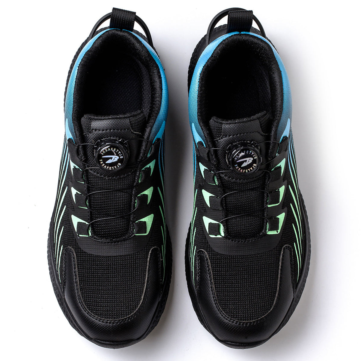 Unisex Steel Toe Shoes Closure System Laceless