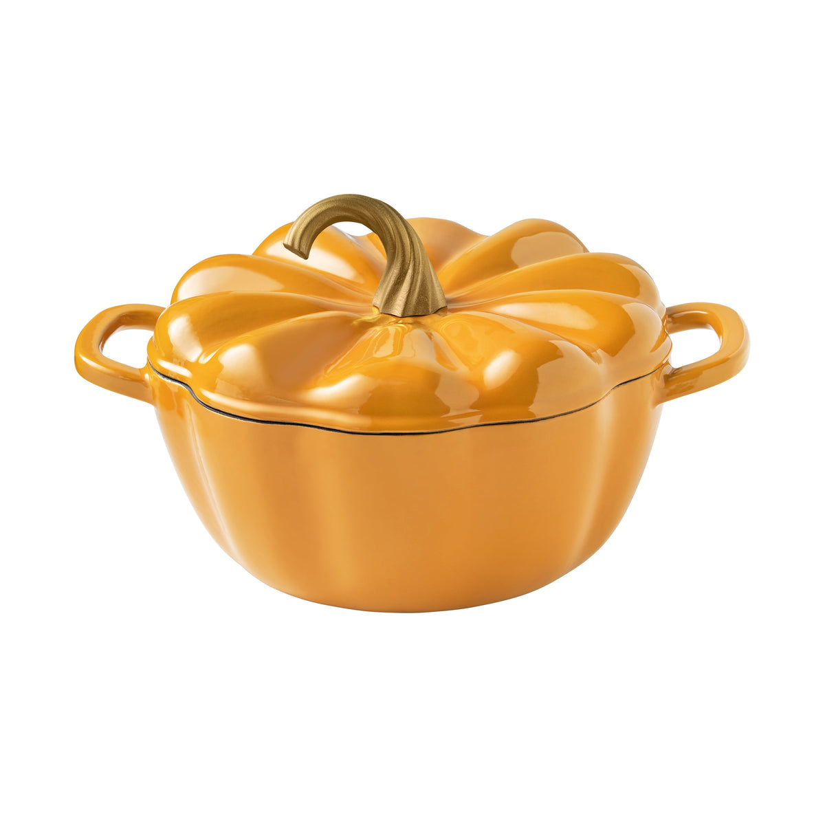 The Pioneer Woman 3.5-Quart Pumpkin Enameled Cast Iron Dutch Oven