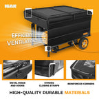 IGAN Generator Tent Waterproof Generator Cover Windproof Kit 3500–12000 Watt 10 lb. Pro Max Black