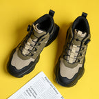 Lightweight Puncture Resistant Safety Shoes with Quick-Rotating Buckle