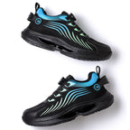 Unisex Steel Toe Shoes Closure System Laceless