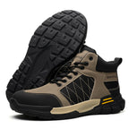 Contrast Color Mid Rise Steel Toe Safety Shoes