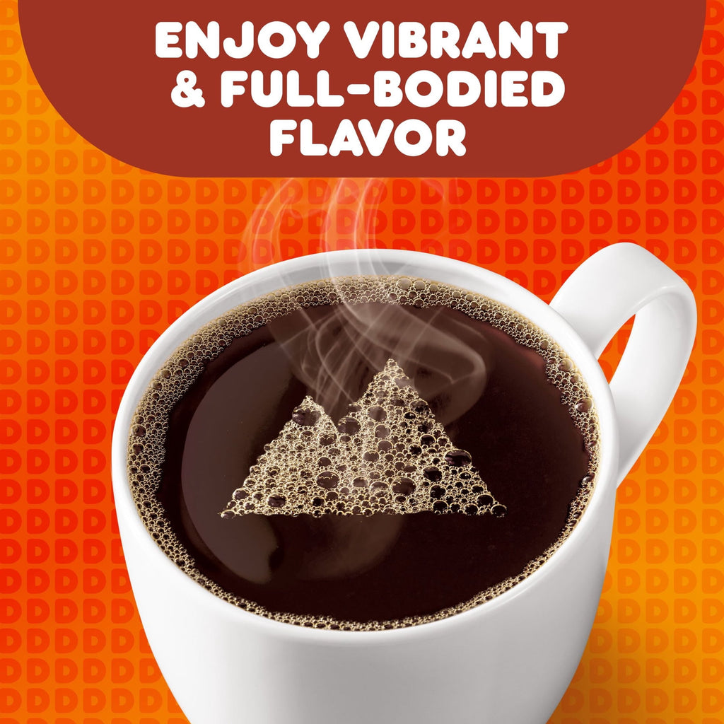 4 pack) Dunkin’ Colombian Medium Roast Ground Coffee, 27.5 oz Canister