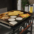 Blackstone 28-Inch 3-Burner Griddle With Hood - XL Flat Top Outdoor Grill Kit