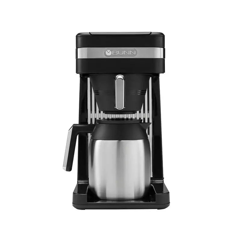 BUNN Speed Brew CSB3T 10-Cup Coffee Maker With Black And Silver Thermal Carafe - CSB3T