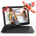 17.9" Portable DVD Player-With 15.6" HD Swivel Screen,, 6 Hours Rechargeable Battery, Support CD/DVD/USB/SD Card/Sync TV，Car Charger