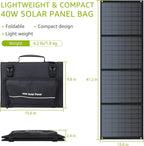 ZeroKor Solar Generator Kit 300W With 40W Solar Panel And 110V AC Outlet