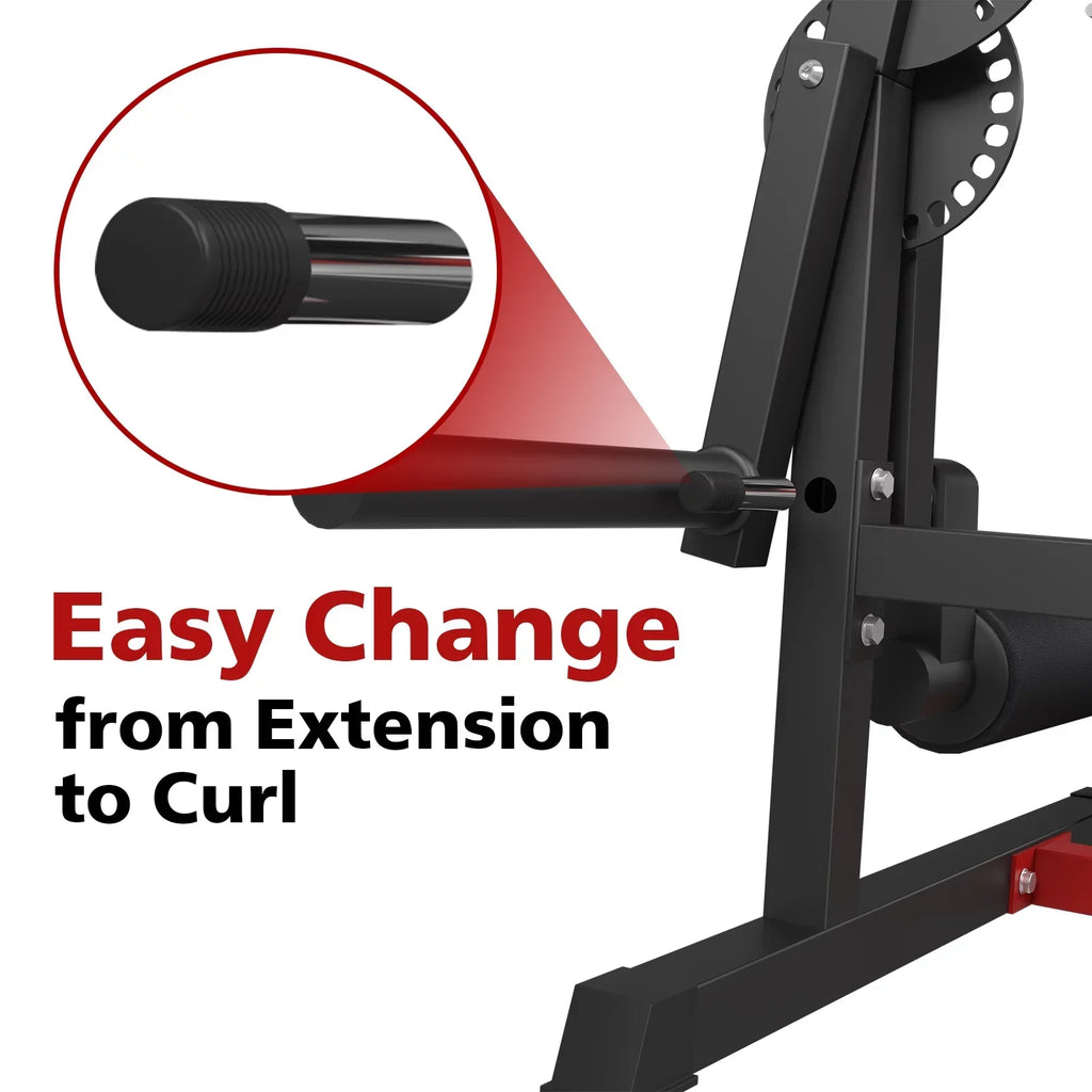 syedee Leg Press, Hack Squat And Leg Extension Machine - Lower Body Home Gym