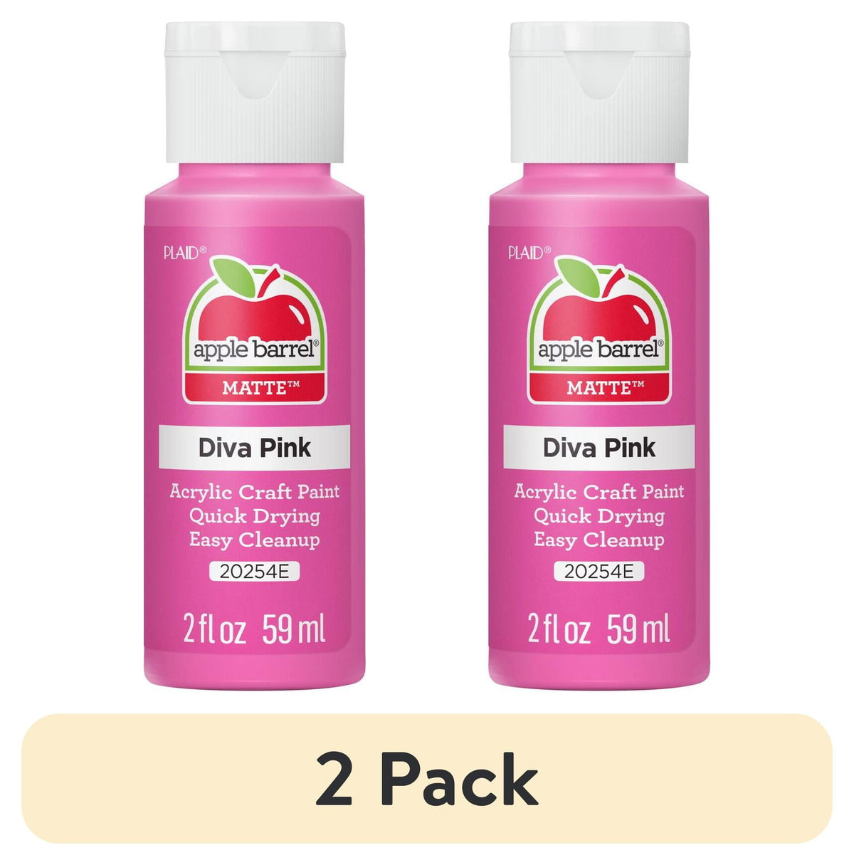 Apple Barrel Acrylic Craft Paint, Matte Finish, 2 fl oz
