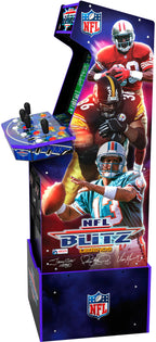 Arcade1Up NFL Blitz Arcade With Riser And Lit Marquee - Multi