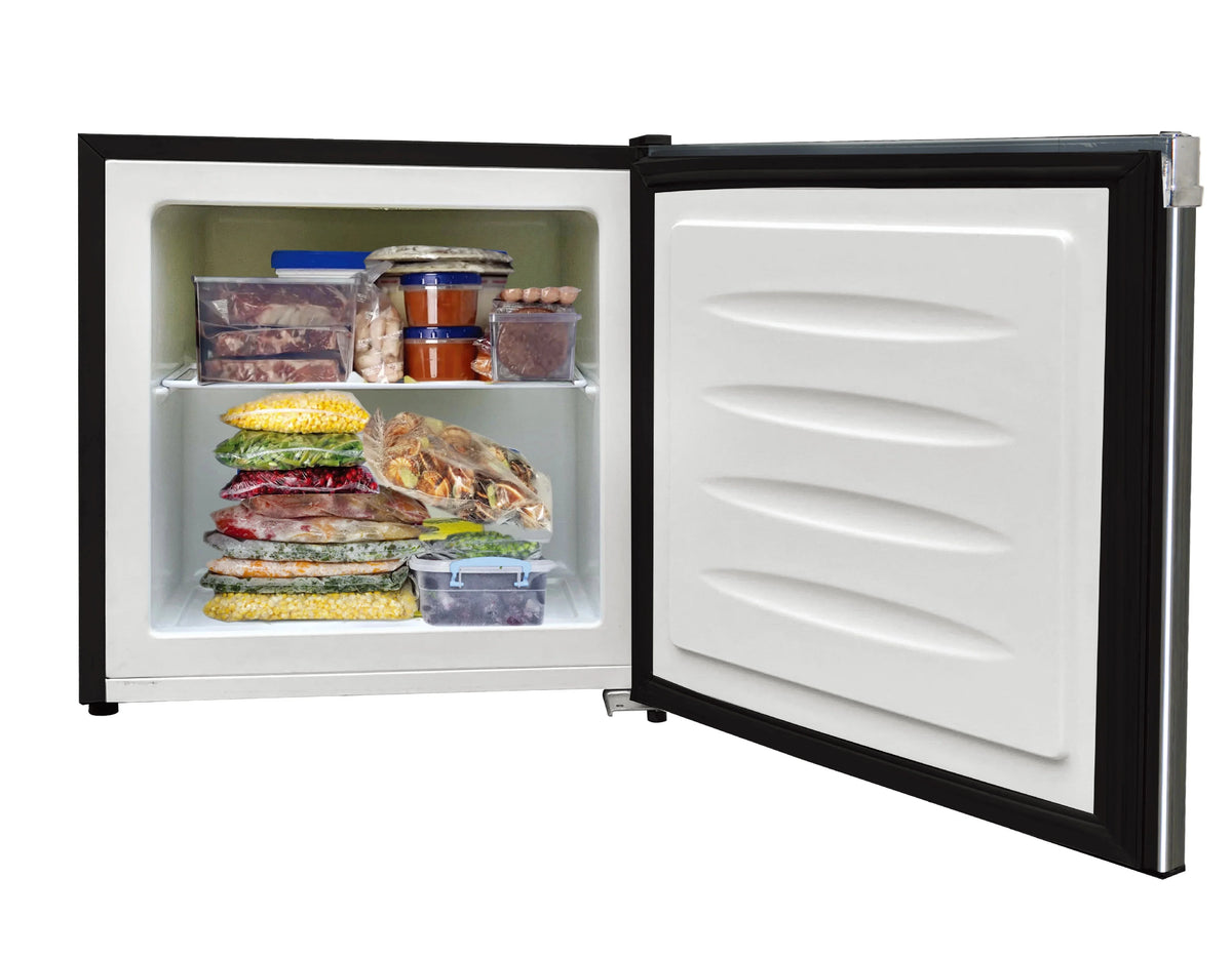 Frigidaire Upright Freezer, 1.1 Cu. Ft., Stainless Platinum Design Series